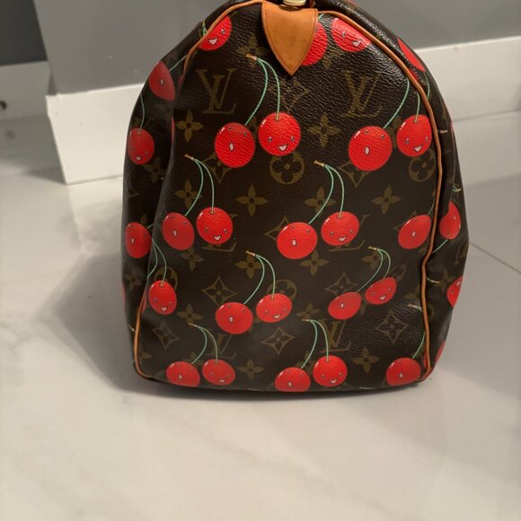 Takashi Murakami Limited Edition Monogram Cerises Collection Keep SPEDDY 45 - Picture 3 of 7